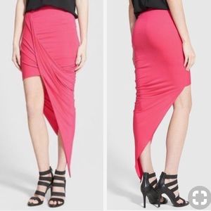 NWT Dirty Ballerina asymmetrical pink skirt